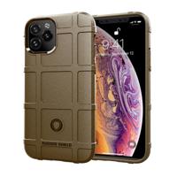 Volledige dekking schokbestendig TPU Case voor iPhone 11 Pro (bruin)