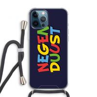 90's One: iPhone 12 Pro Transparant Hoesje met koord