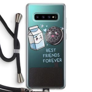 Best Friend Forever: Samsung Galaxy S10 Plus Transparant Hoesje met koord
