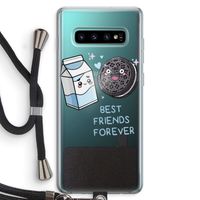 Best Friend Forever: Samsung Galaxy S10 Plus Transparant Hoesje met koord