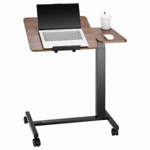 VEVOR Overbedtafel Mobiele bijzettafel Laptoptafel met bekerhouder