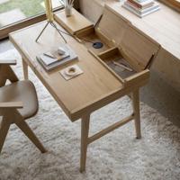 Zuiver Bureau 'Kaat' Eikenhout, 120 x 70cm, kleur Naturel