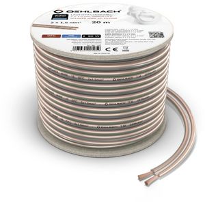 Oehlbach: SP-15 Luidsprekerkabel (2 x 1,5 mm) - 20 meter