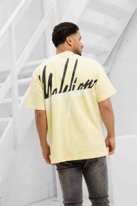 Malelions Split T-Shirt Heren Geel - Maat M - Kleur: Geel | Soccerfanshop