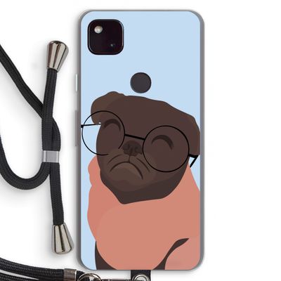 Ludo: Pixel 4a 5G Transparant Hoesje met koord