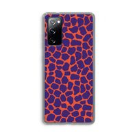 Purple Giraffe: Samsung Galaxy S20 FE / S20 FE 5G Transparant Hoesje