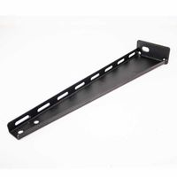 Plankendrager 400mm breed zwart structuur stoere wandbeugel industrieel design