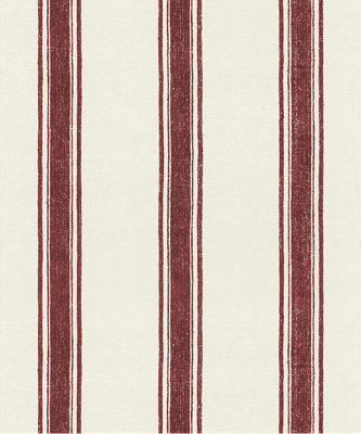 Geometrisch behang verticale lijnen rood