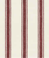 Geometrisch behang verticale lijnen rood