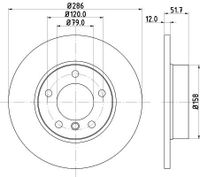 Remschijf 8DD355127031