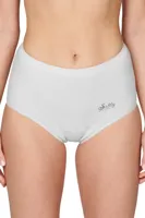 2-pak Julia taille slip met badstof kruisje "Softly" - Hoge Katoenen dames onderbroek - Oma ondergoed