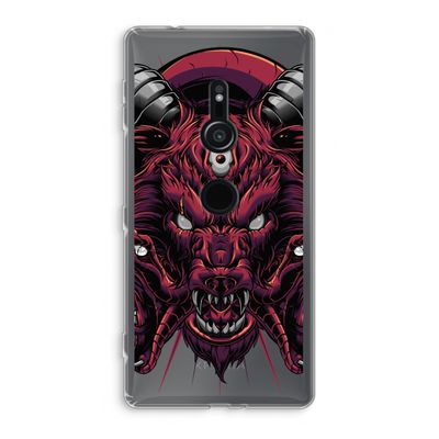 Hell Hound and Serpents: Sony Xperia XZ2 Transparant Hoesje