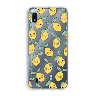 Citroenen: Samsung Galaxy A10 Transparant Hoesje