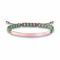 Armband Dames Thomas Sabo LBA0054 (21 cm) (21 cm) Kleur Groen