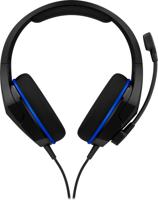 HyperX Cloud Stinger Core PS4 Headset Over Ear headset Gamen Kabel Zwart/blauw Volumeregeling, Microfoon uitschakelbaar (mute) - thumbnail