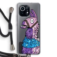 Lama: Xiaomi Mi 11 Transparant Hoesje met koord