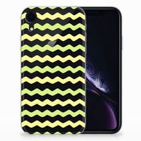 Apple iPhone Xr TPU bumper Waves Yellow - thumbnail