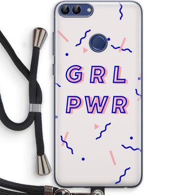 GRL PWR: Huawei P Smart (2018) Transparant Hoesje met koord