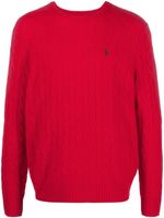 Polo Ralph Lauren pull Polo Pony en cachemire - Rouge