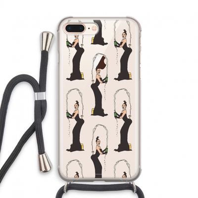 Pop Some Kim: iPhone 7 PLUS Transparant Hoesje met koord