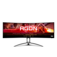 AOC AGON AG493UCX2 gaming monitor 165 Hz, HDMI, DisplayPort, USB-A, USB-C, Freesync Premium Pro - thumbnail