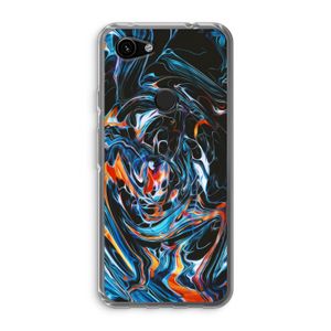 Black Unicorn: Google Pixel 3a Transparant Hoesje