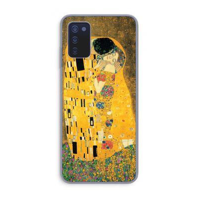 Der Kuss: Samsung Galaxy A03s Transparant Hoesje