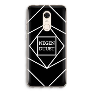 Negenduust geometrisch: Xiaomi Redmi 5 Transparant Hoesje
