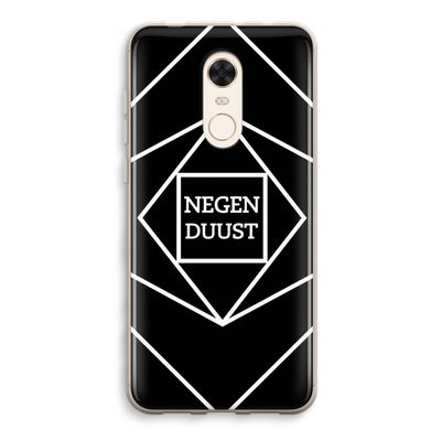 Negenduust geometrisch: Xiaomi Redmi 5 Transparant Hoesje