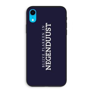 Blijve plakken in Negenduust: iPhone XR Biologisch afbreekbaar hoesje