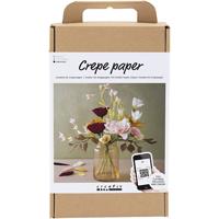 Creativ Company Hobbyset crêpepapier, boeket, crêpe-verhouding: 180%, 1 doos