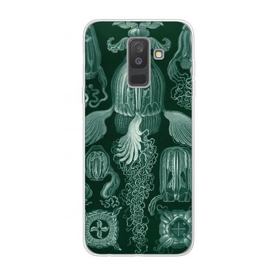 Haeckel Cubomedusae: Samsung Galaxy A6 Plus (2018) Transparant Hoesje