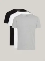 Tommy Hilfiger Stretch T-Shirt 3-pak - Elastisch katoenen ondershirts voor mannen - Crew