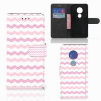Motorola Moto G7 Play | Telefoon Hoesje | Waves Roze