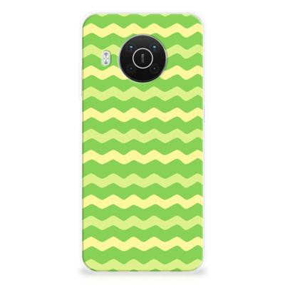 Nokia X10 | X20 | TPU bumper | Waves Green
