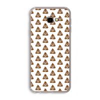 Poop emoji: Samsung Galaxy J4 Plus Transparant Hoesje