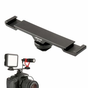 Ulanzi PT-2 Dual Cold Shoe Mount voor camera en telefoonhouder