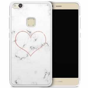 Huawei P10 Lite hoesje - Marmer hart