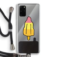 Raketijsje: Samsung Galaxy S20 Plus Transparant Hoesje met koord