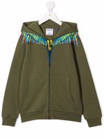 Marcelo Burlon County Of Milan Kids hoodie à imprimé graphique - Vert - thumbnail