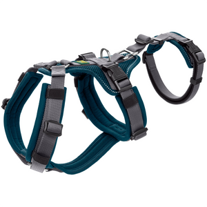 Harness Veiligheidsharnas Maldon - XS-S - Blauwgroen/grijs