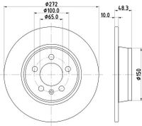 Remschijf 8DD355126631
