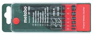 Metabo Accessoires Borencassette, 6 spiraalboren HSS R - 627160000