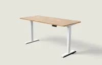 Desktronic HomePro bureau Wit / Massief Eiken / 180x80 cm Desktronic HomePro bureau Wit / Massief Eiken / 180x80 cm