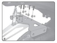 GIVI Extra aanbouwkit, Motorspecifieke bagage, 1152KIT
