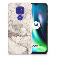 Motorola Moto G9 Play | E7 Plus | TPU | Siliconen hoesje | Marmer Beige