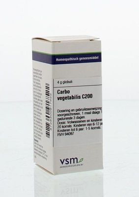 VSM Carbo vegetabilis C200 (4 gr)