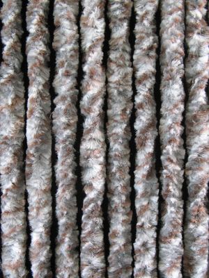 Sunarts model 8046 Kattenstaarten Grijs / Bruin / Wit afm. 90 x 220 cm