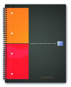 Oxford INTERNATIONAL Notebook, 160 bladzijden, ft A4+, geruit 5 mm