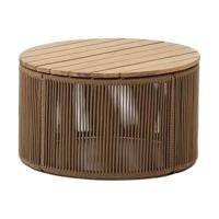 Kave Home Dandara bijzettafel Ø60 cm Beige
